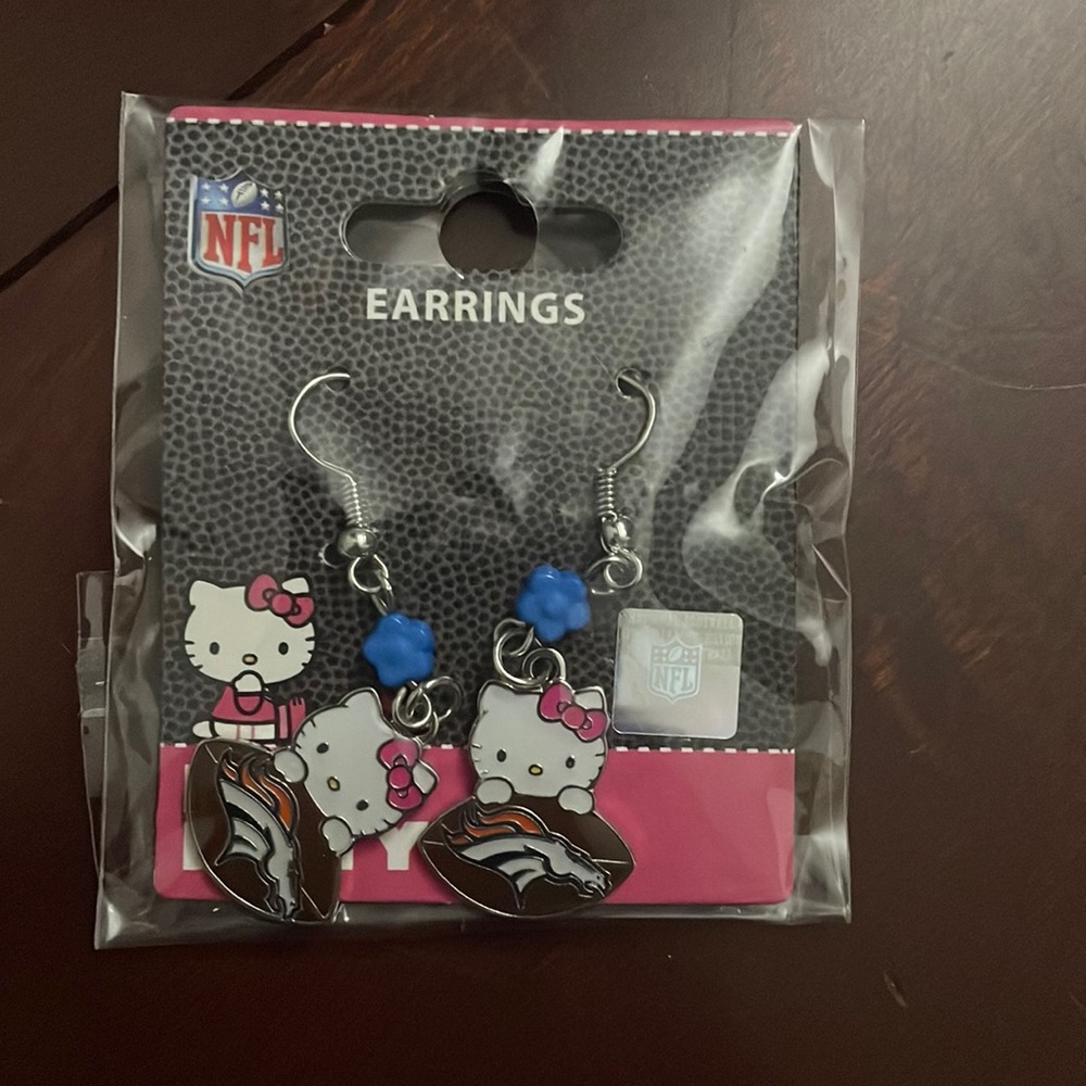 Hello Kitty NFL Earrings